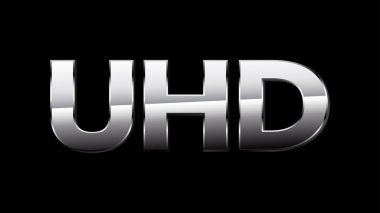 UHD Sign (Silver) clipart