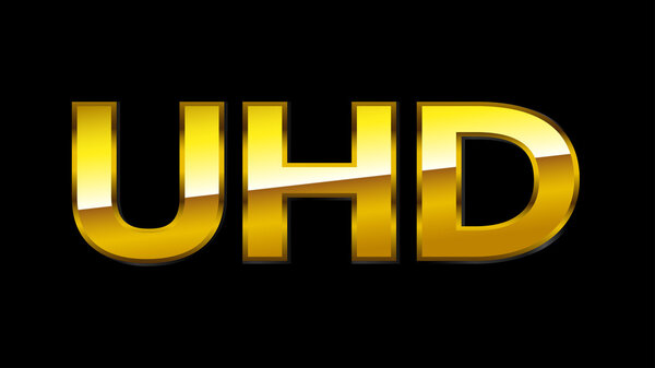 UHD Sign (Gold)