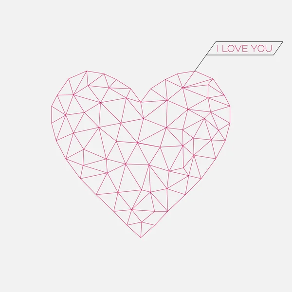 Corazón creativo — Vector de stock