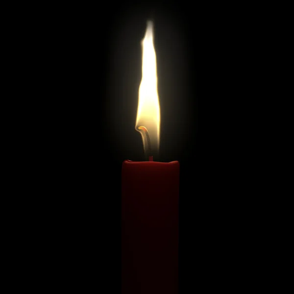 Burning candle — Stock Photo, Image