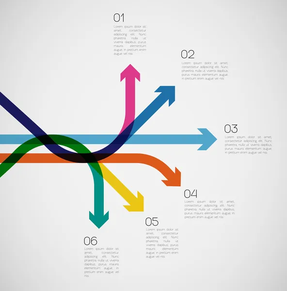 Diferentes formas de infografía — Archivo Imágenes Vectoriales