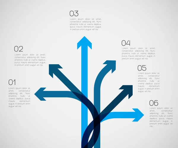 Maneira diferente Infográficos — Vetor de Stock