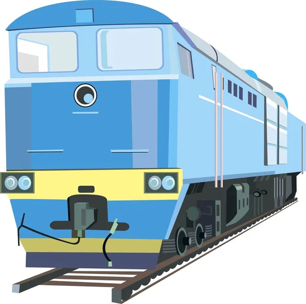 Locomotive — Stock Vector