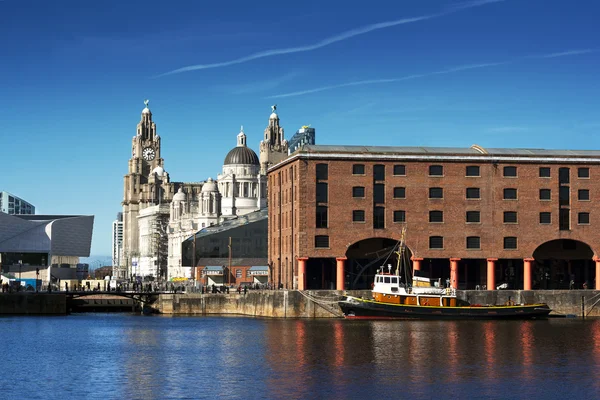 Albert Dock, Liverpool, Egyesült Királyság Jogdíjmentes Stock Fotók