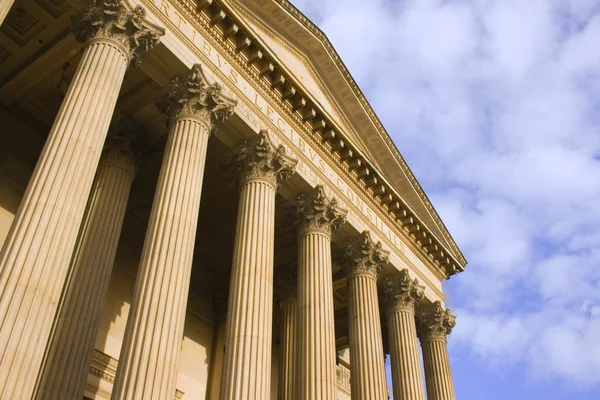 Columns on St Georges Hall, Liverpool, England, completed in 1854 — Stock Photo, Image