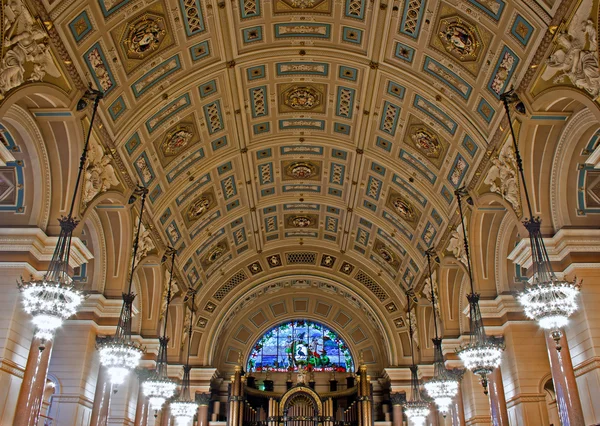 Wnętrze St georges hall, liverpool, Wielka Brytania — Zdjęcie stockowe