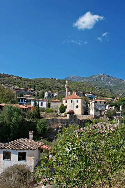 Vieux village grec abandonné de Doganbey, Turquie — Photo