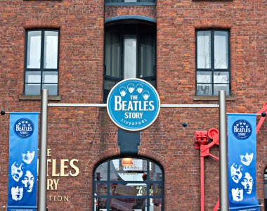 The Beatles Story Exhibition Sign clipart