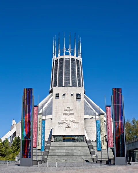 Metropolitan cathedral, liverpool, Storbritannien — Stockfoto