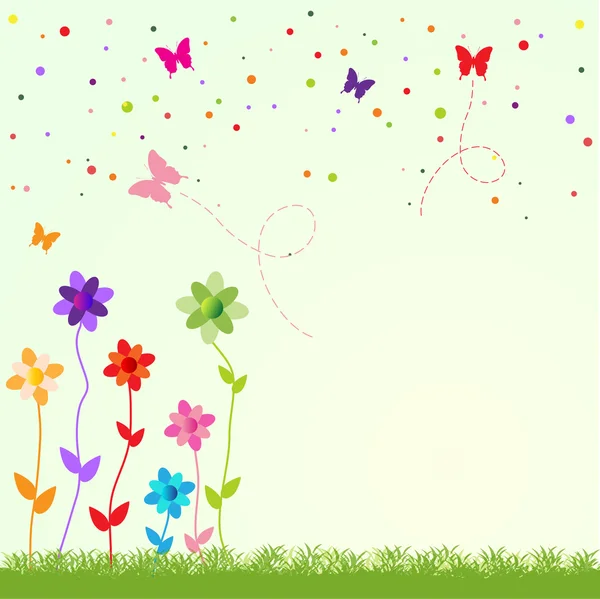 Illustration printemps Pâques — Image vectorielle