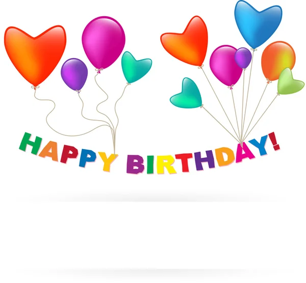 Happy Birthday balloon — Stock Vector