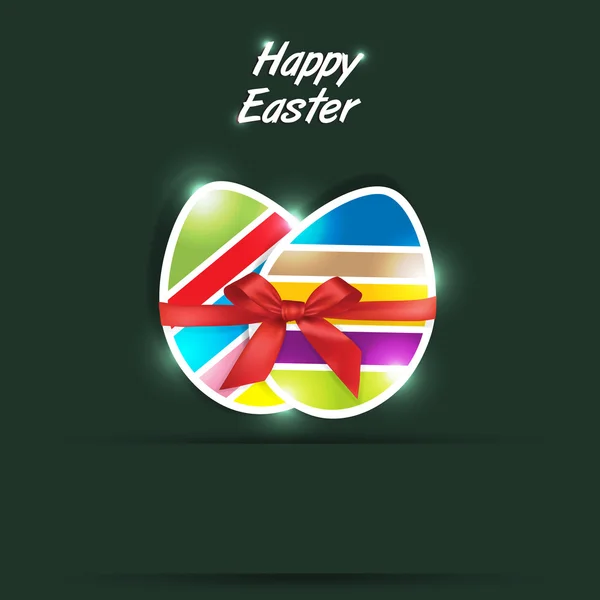 Huevos de Pascua regalo — Vector de stock