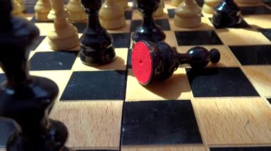closeup satranç taşı