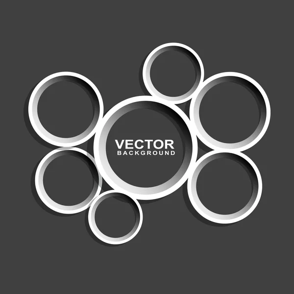 Círculo de presentación info-gráfica — Vector de stock
