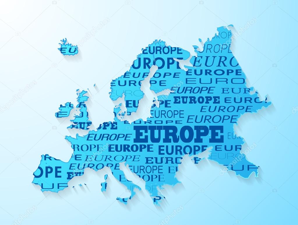 Europe map presentation