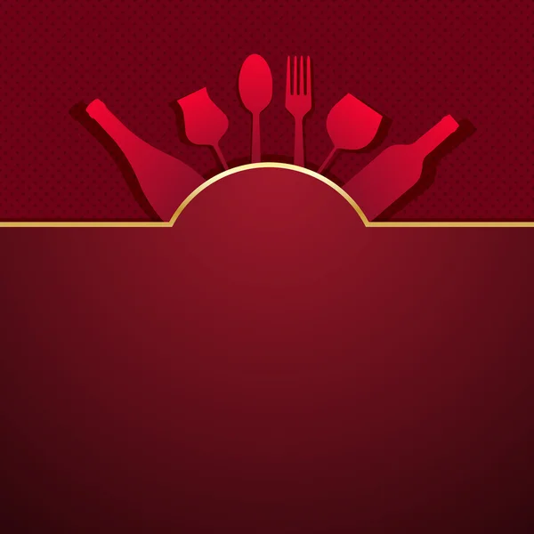 Diseño de menú de restaurante vector — Vector de stock