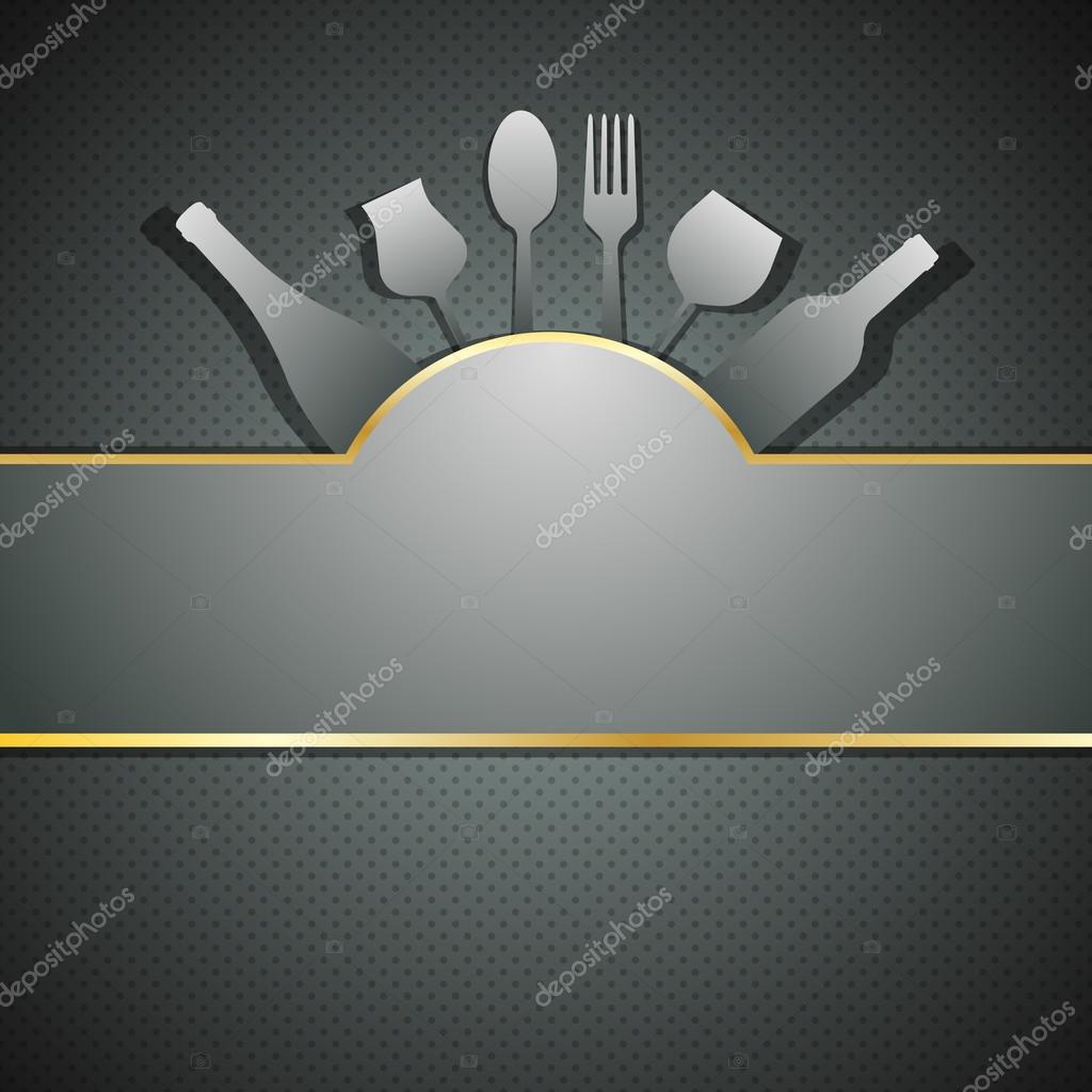 Vector Restaurant menu design background Stock Vector Image by  ©bymandesigns #28616449