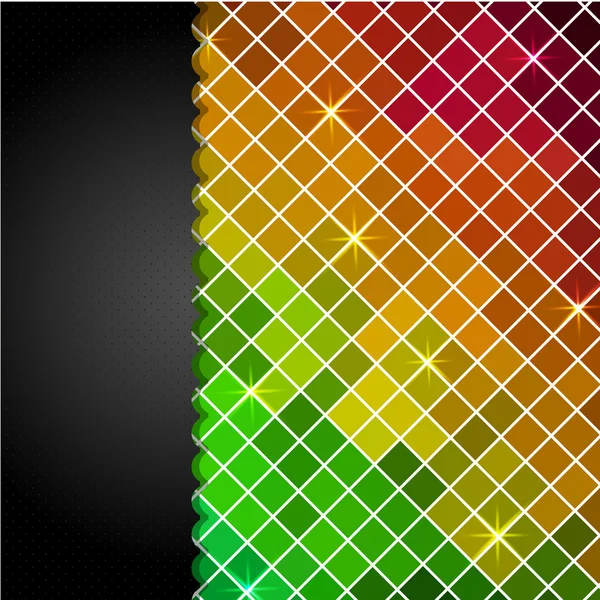 Vetor colorido fundo em mosaico — Vetor de Stock