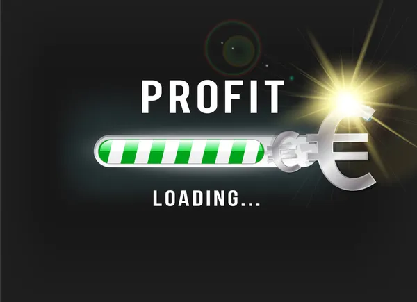 Loading your Euro profit — Stock Photo, Image