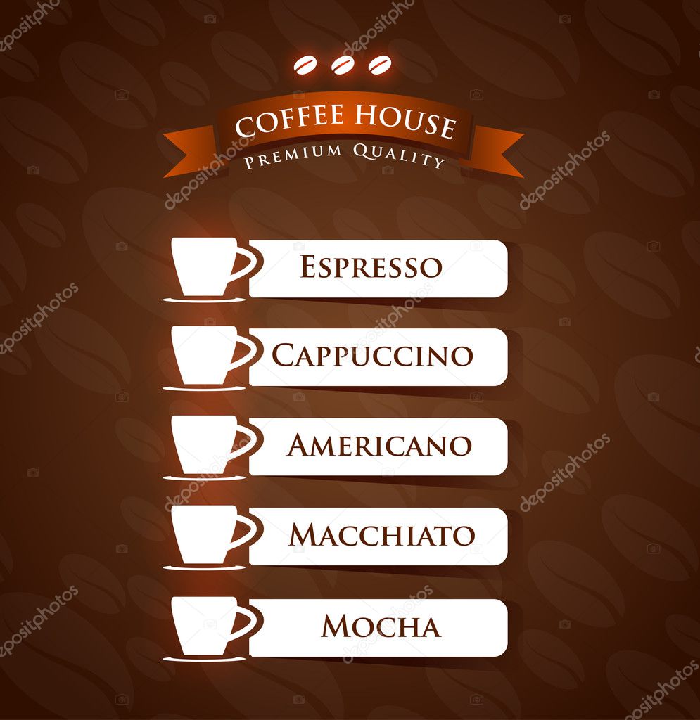 Coffee House Premium Quality menu