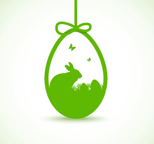 Uovo di Pasqua decorativo — Vettoriale Stock
