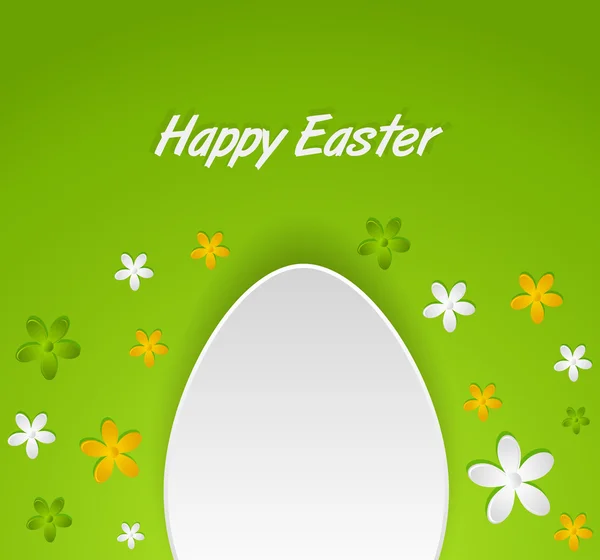 Jarní velikonoční vajíčko karta — Stockový vektor