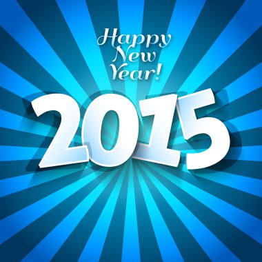 mutlu yeni yıl 2015 tebrik kartı