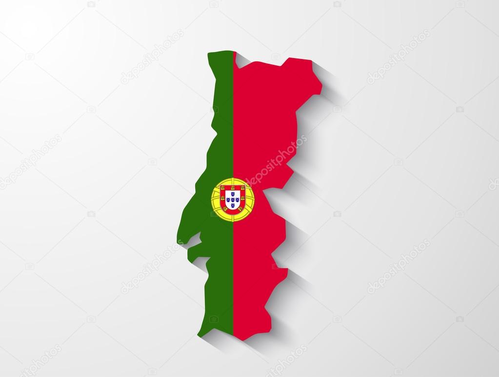 Portugal map in Europe, icons showing Portugal location and flags. 15705894  Vector Art at Vecteezy
