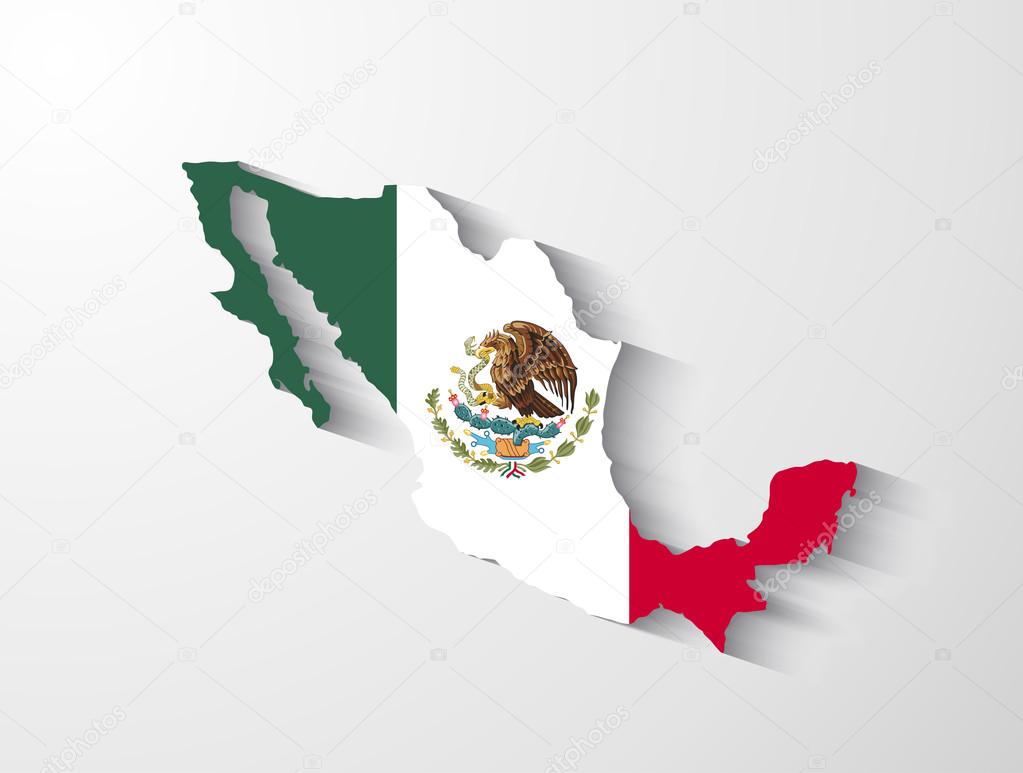 Dibujo republica mexicana imágenes de stock de arte vectorial |  Depositphotos