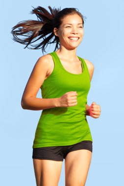Running - Woman going for a run clipart