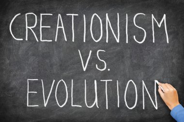 Creationism vs. Evolution clipart