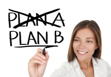 Business plan - woman drawing clipart