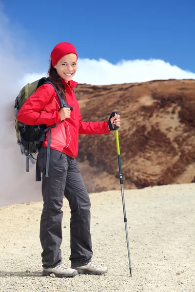 Hiking woman — Stock Photo, Image