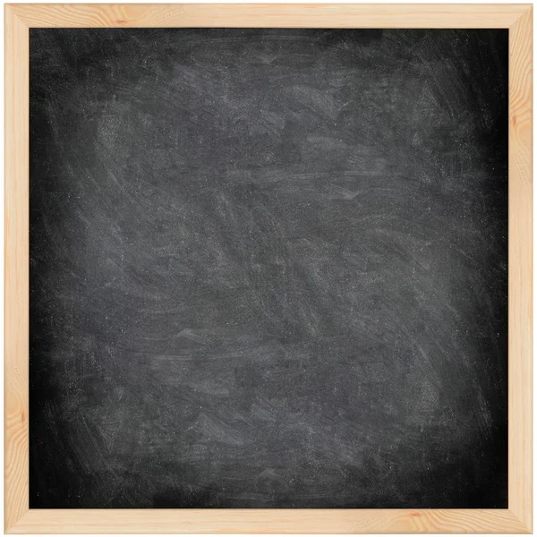 Schoolbord blackboard - zwart en vierkante — Stockfoto