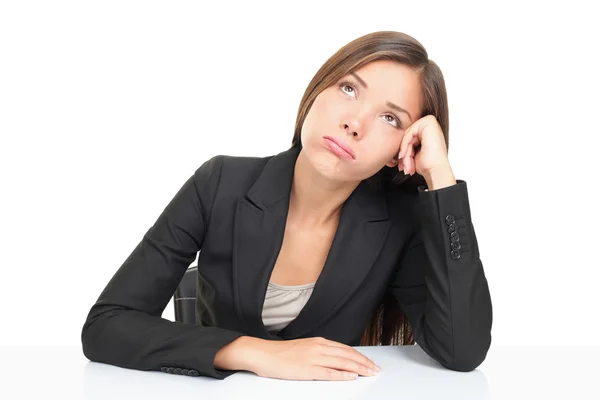 Bored businesswoman — Stock Photo, Image