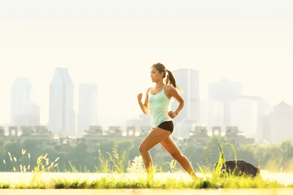 Mujer corriendo Imagen de archivo