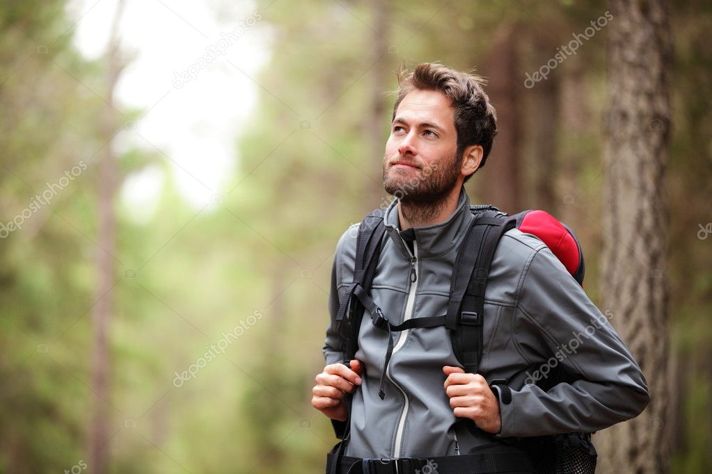 hiking person