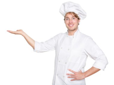 Chef, Cook or baker showing isolated clipart