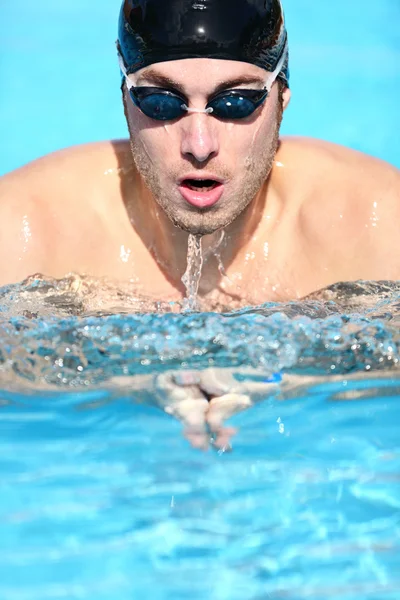 Schwimmer - Schwimmer Brustschwimmen — Stockfoto