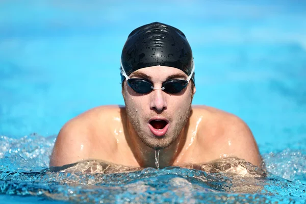 Nuoto nuotatore maschile — Foto Stock