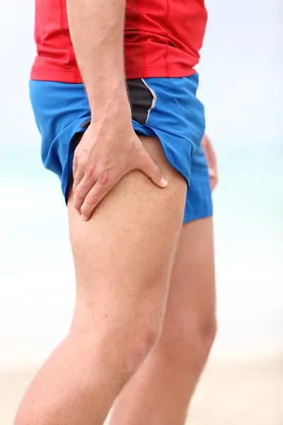 Lesioni muscolari sportive — Foto Stock