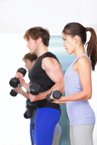 Fitness in palestra — Foto Stock