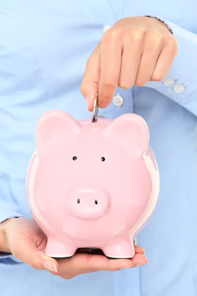 Concepto de dinero Piggybank — Foto de Stock