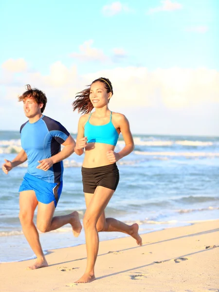 Sport coppia running fitness — Foto Stock