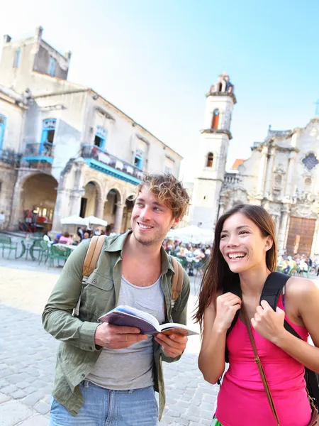 Turistas pareja viajes Fotos De Stock