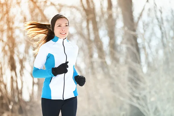 Running vrouw sport — Stockfoto