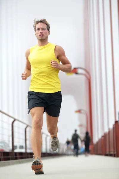 Fit runner running — Stock Photo, Image