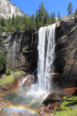 Yosemite National Park waterfall - Vernal Fall clipart