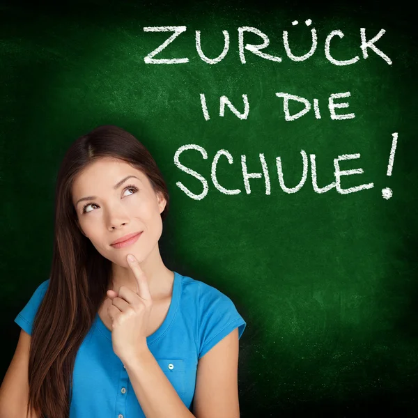 Zuruck in die Schule - Tedesco torna a scuola — Foto Stock