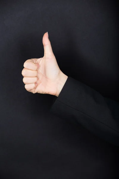 Thumbs up gesture — Stock Photo, Image